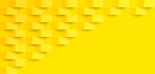 Yellow abstract background vector with blank space for text.