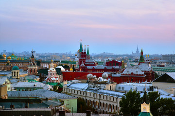 Fototapeta na wymiar Russia. Moscow. Panoramic view of Moscow