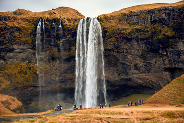 Seljalandsfoss  is a waterfall in Iceland 