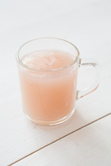 Traditional russian kissel drink