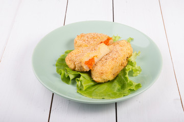 Vegetarian carrot cutlets