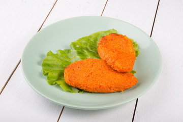 Vegetarian carrot cutlets