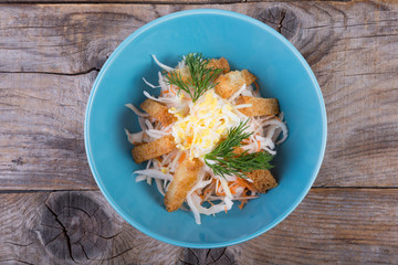 Raw mixed radish salad