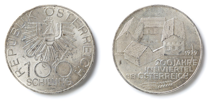 Austrian 100 Schilling Coin