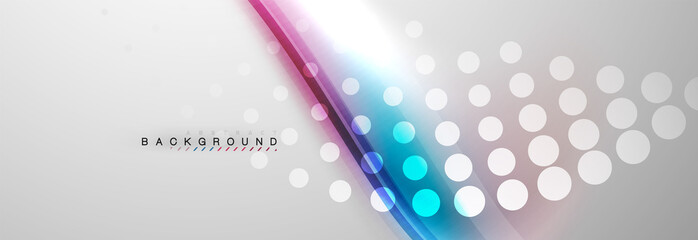 Smooth flowing wave motion concept background