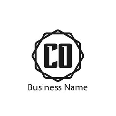 Initial Letter CO Logo Template Design