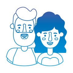 couple avatar characters icons