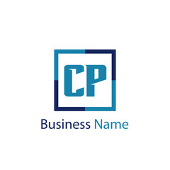 Obraz premium Initial Letter CP Logo Template Design