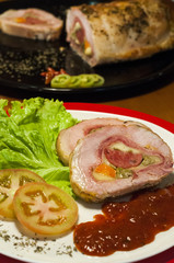 roast beef with stuffing
