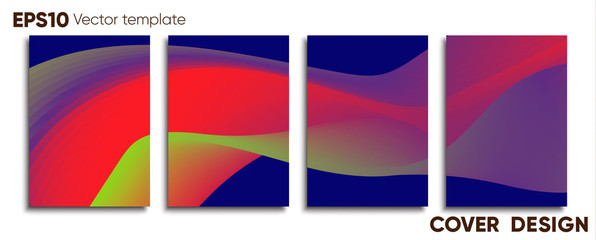 Obraz premium Creative colored cover. Cover design.