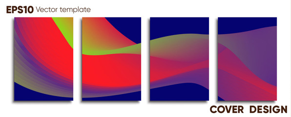 Obraz premium Creative colored cover. Cover design.