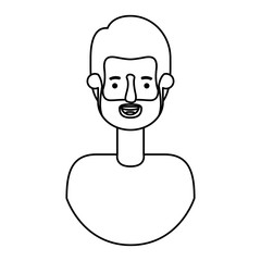 young man with beard avatar character