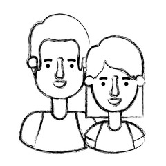 couple avatar characters icons