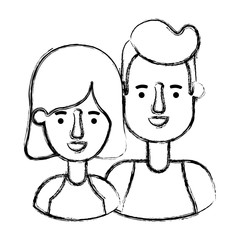 couple avatar characters icons