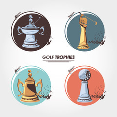 set trophies golf tournament