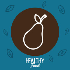 fresh pear vegetarian food