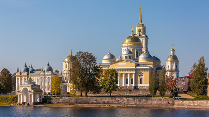 The Stolobny island is the home of Nilov Monastery (Russian Orthodox Church). Stolobny Island is located on Lake Seliger Tver region, Russia