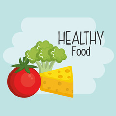 group of vegetables and healthy food