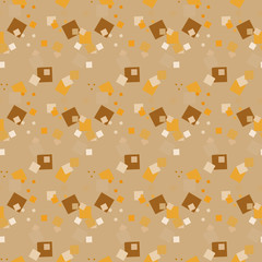 Seamless background pattern with colored varied squares.