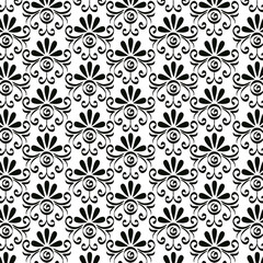 victorian and floral monochrome background