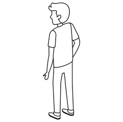 young man avatar character