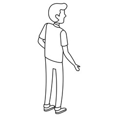 young man avatar character