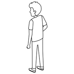 young man avatar character