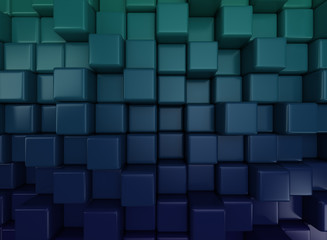 Background with cubes