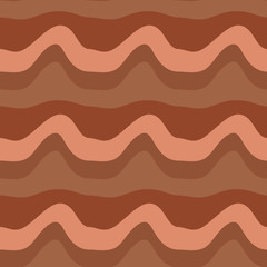 Seamless pattern background with multi-colored wavy lines.