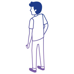 young man avatar character