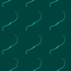 Seamless pattern background with multi-colored wavy lines.