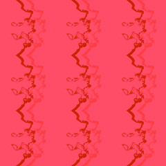 Seamless pattern background of multicolored lines with scribbler.