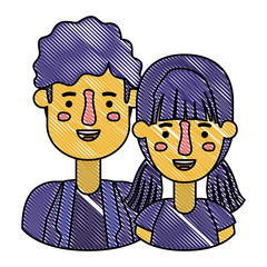 couple avatar characters icons