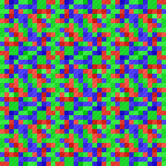 Seamless pattern background from a variety of multicolored squares.