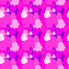 Seamless background pattern with various colored spots.