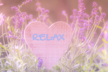 Relax, Auszeit, Dekoration mit Lavendel