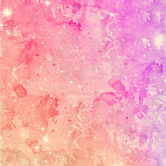 Space Watercolor background