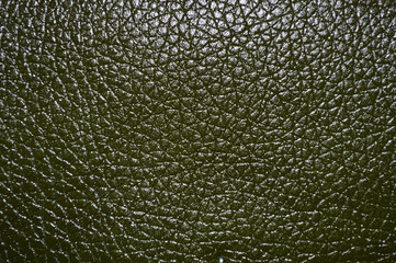 Green beautiful leather texture as background