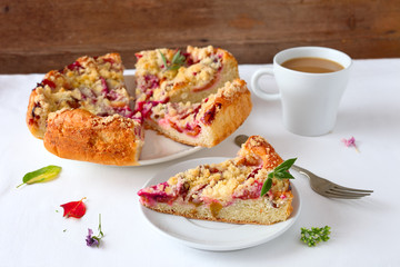 Streusel-Pflaumenkuchen
