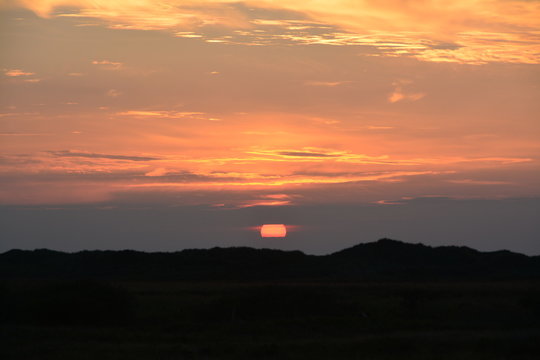Abendsonne über den Dünen, Römö