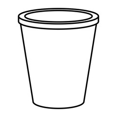 plastic container for fast food