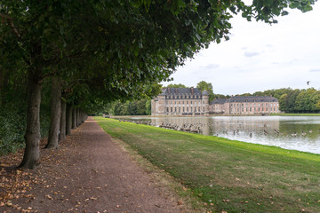 Beloeil castle and gardens, in Hainaut province, Belgium