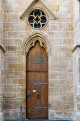 Church door