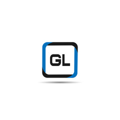 Initial Letter GL Logo Template Design