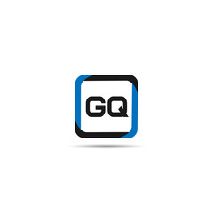 Initial Letter GQ Logo Template Design