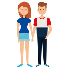 couple avatar characters icons