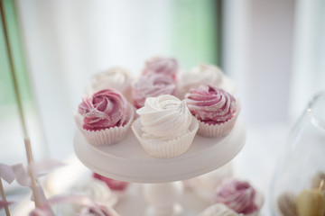 Beautiful Wedding decorations and candy bar