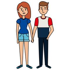 couple avatar characters icons