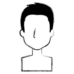 young man shirtless avatar character
