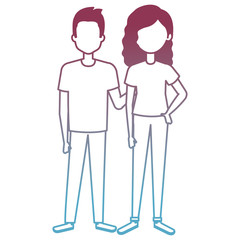 couple avatar characters icons